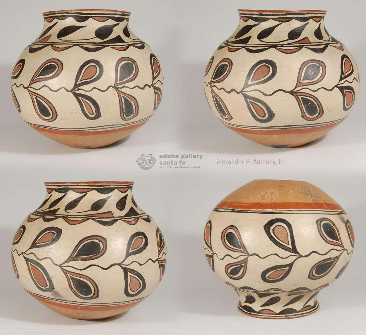 Historic San Ildefonso Pueblo Pottery C4068F